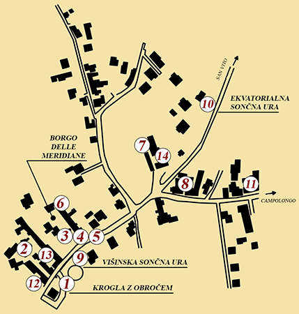 Aiello del Friuli - Cona 1: Trg Krvodajalcev in Okolica